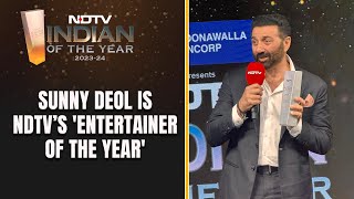 Sunny Deol Awarded NDTV's 'Entertainer Of The Year' | NDTV Indian Of The Year Awards