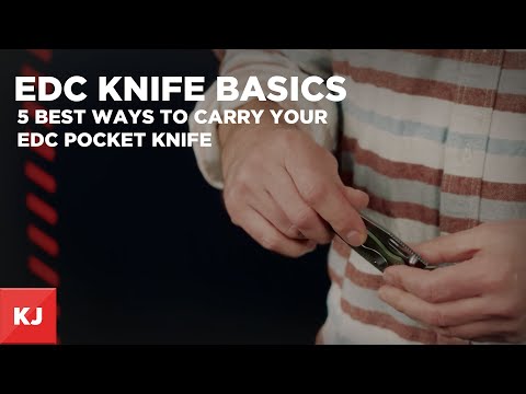 5 Best Ways to Carry Your EDC Pocket Knife