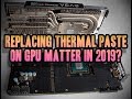 Replace Thermal Paste on GPU? | Before & After temps | GTX 1080