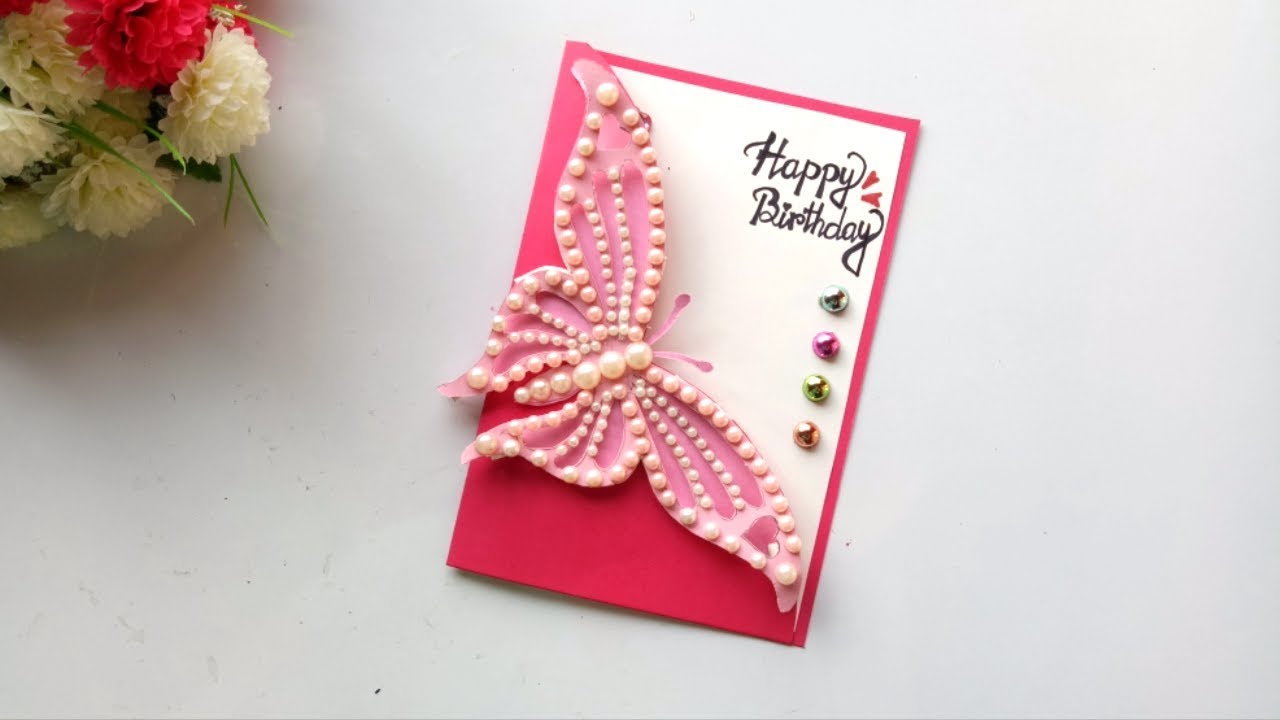 beautiful handmade birthday card idea diy greeting cards