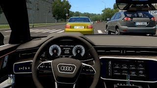 City Car Driving - Audi A6 55 TFSI | High Traffic screenshot 5