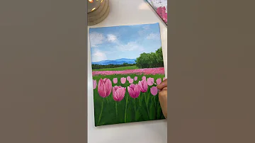 Tulip Painting Acrylic Painting 