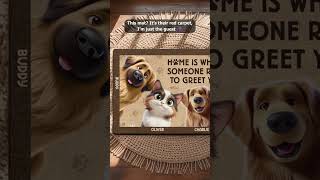 Custom Home Decor Decorative Mat - Gift For Dog Cat Lovers - Home Is Where The Paw Is - DM-MQ0608-V2