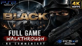 Black PS2 — Full Game Walkthrough [4K 60FPS] No Commentary PCSX2 ReShade