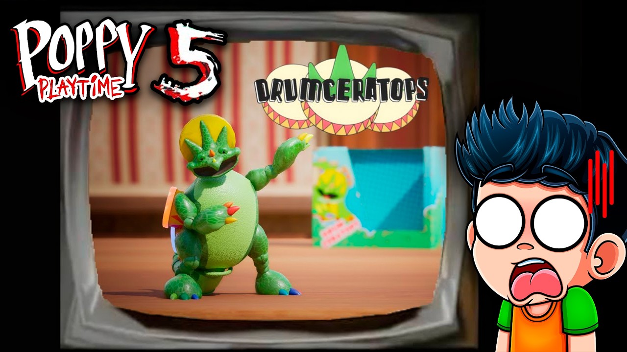 Poppy Playtime Chapter 5: Nuevo Comercial de DRUMCERATOPS el hermano de Pianosaurio | JONDRES GC