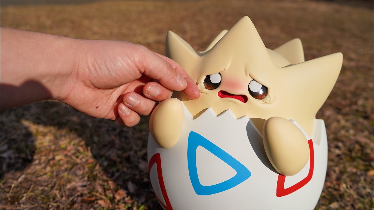 Pokémon Clay Art】Making Togepi with clay「Life-size」【ポケモン