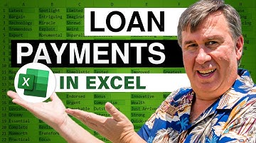 Excel - Insert Functions & Loan Payments - Episode 2022