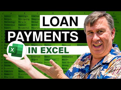 Excel - Insert Functions & Loan Payments - Episode 2022