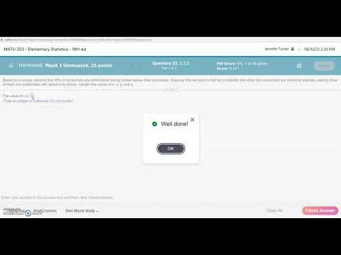 HW3 Binomial Distribution, identify n, x, p, q