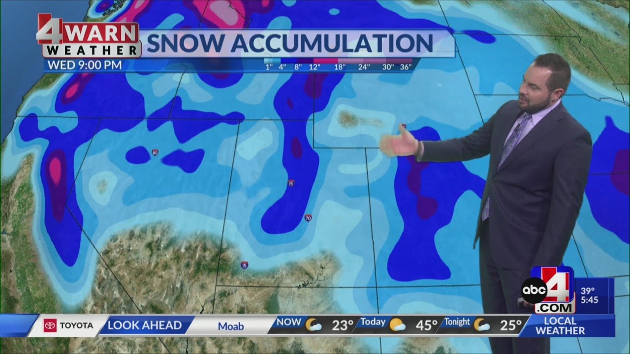 Utah starts to dry out before stronger weekend storm - YouTube