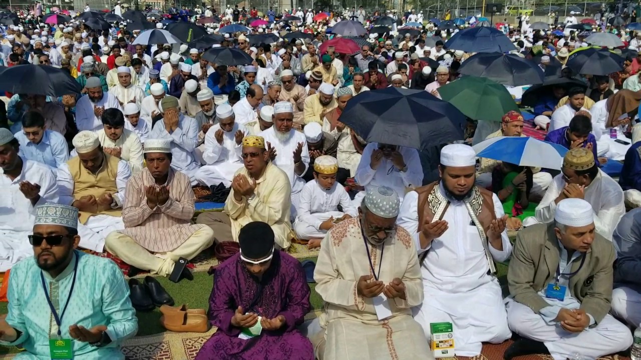 Eid Jamaat 2017 New York the largest Eid Jamaat was organized by