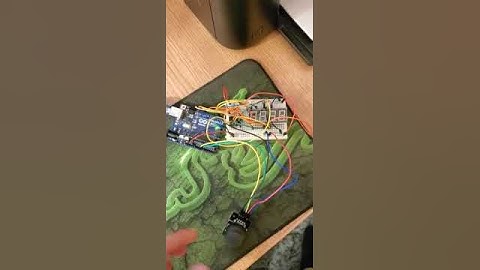 4 digit 7 segment display controlled with joystick