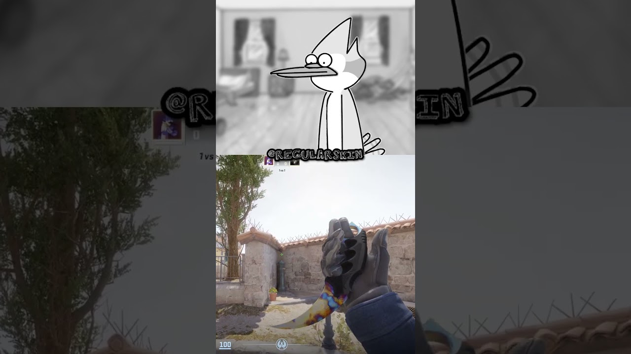 HOW TO VIEW ANY CS:2 SKIN IN-GAME FOR FREE (part 2) #cs2 #csgo #regularshow