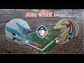 AAF 2.0 2026 Season Week 14 - Salt Lake Stallions (6-7) @ Michigan Panthers (3-10)