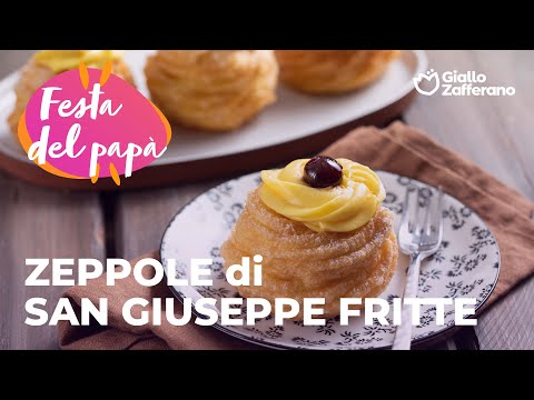 ZEPPOLE di SAN GIUSEPPE FRITTE - il DOLCE della FESTA del PAPÀ💙🥰