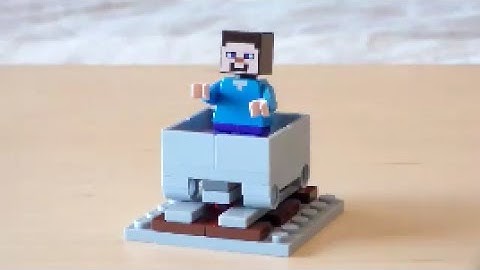 Lego Minecraft Minecart Tutorial (2017 Version)