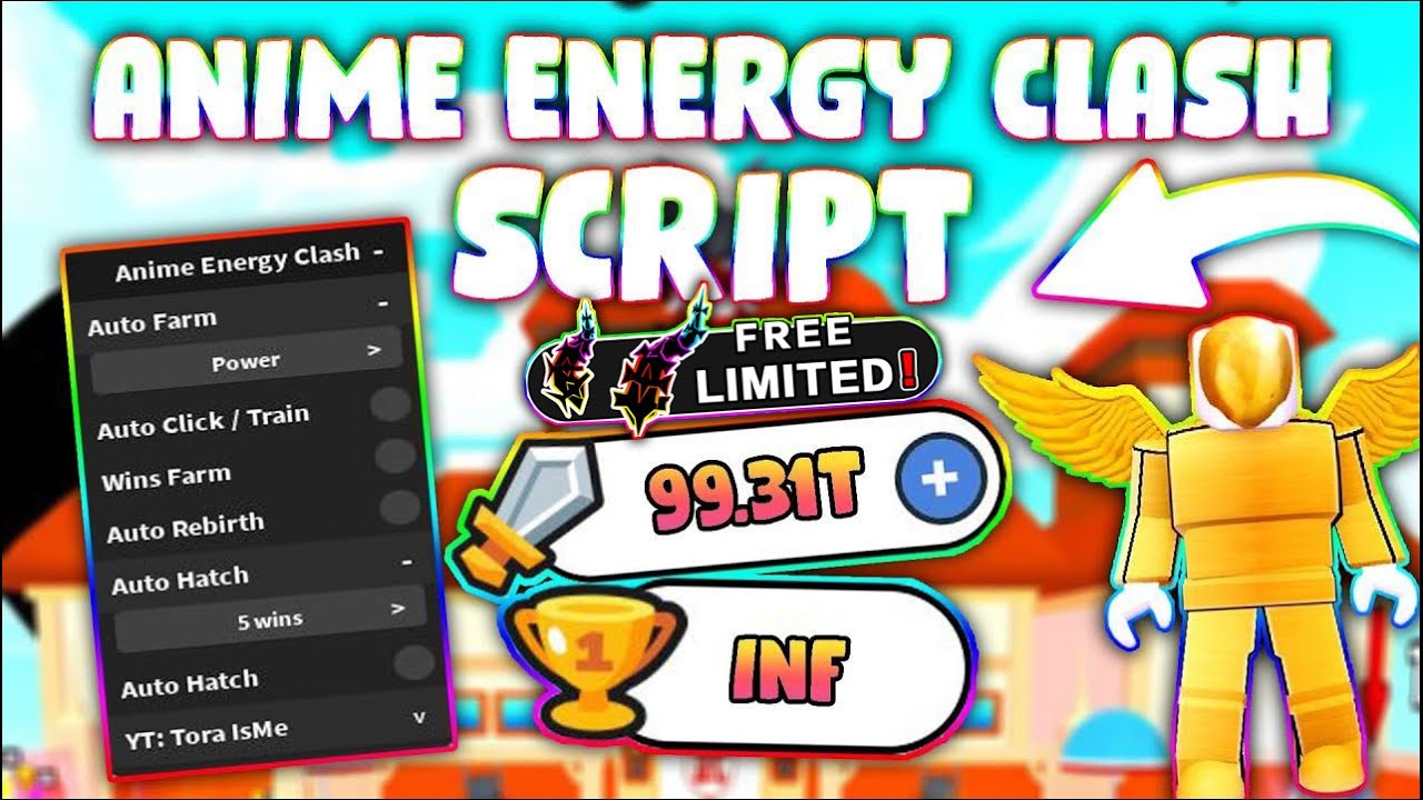 *UPDATED* Anime Energy Clash Simulator Script (PASTEBIN 2023) (AUTOFARM,  REBIRTH, WINS AUTOFARM)