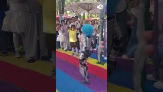 Robot kicks child during martial arts show