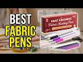 Best Fabric Marking Pens for Sewing: Top 6 Heat Erasable & Water Soluble Picks Tested