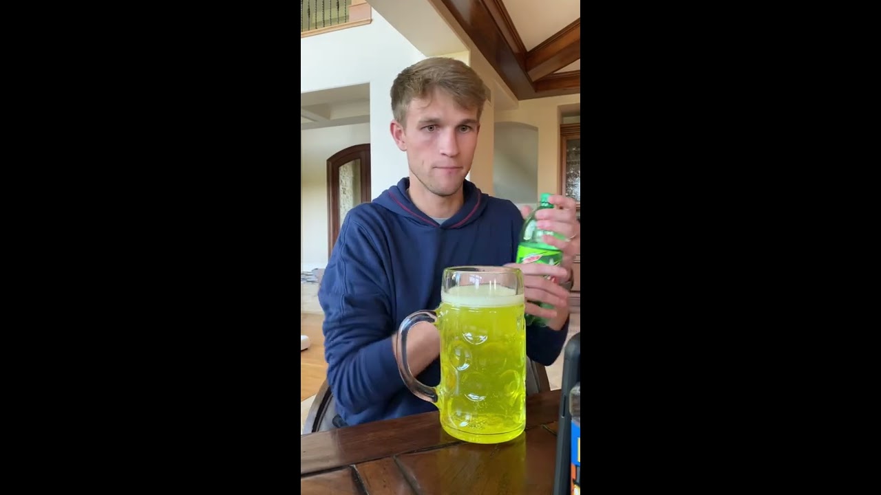 Setting New Record Fastest Time To Drink Liter Of Soda Previously Badlands Chugs Newrecord