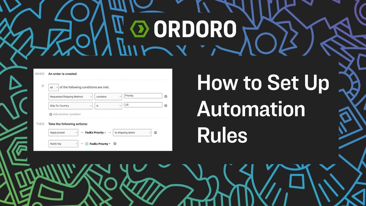 How to Set Up Automation Rules in Ordoro | Streamline Your Workflow ...