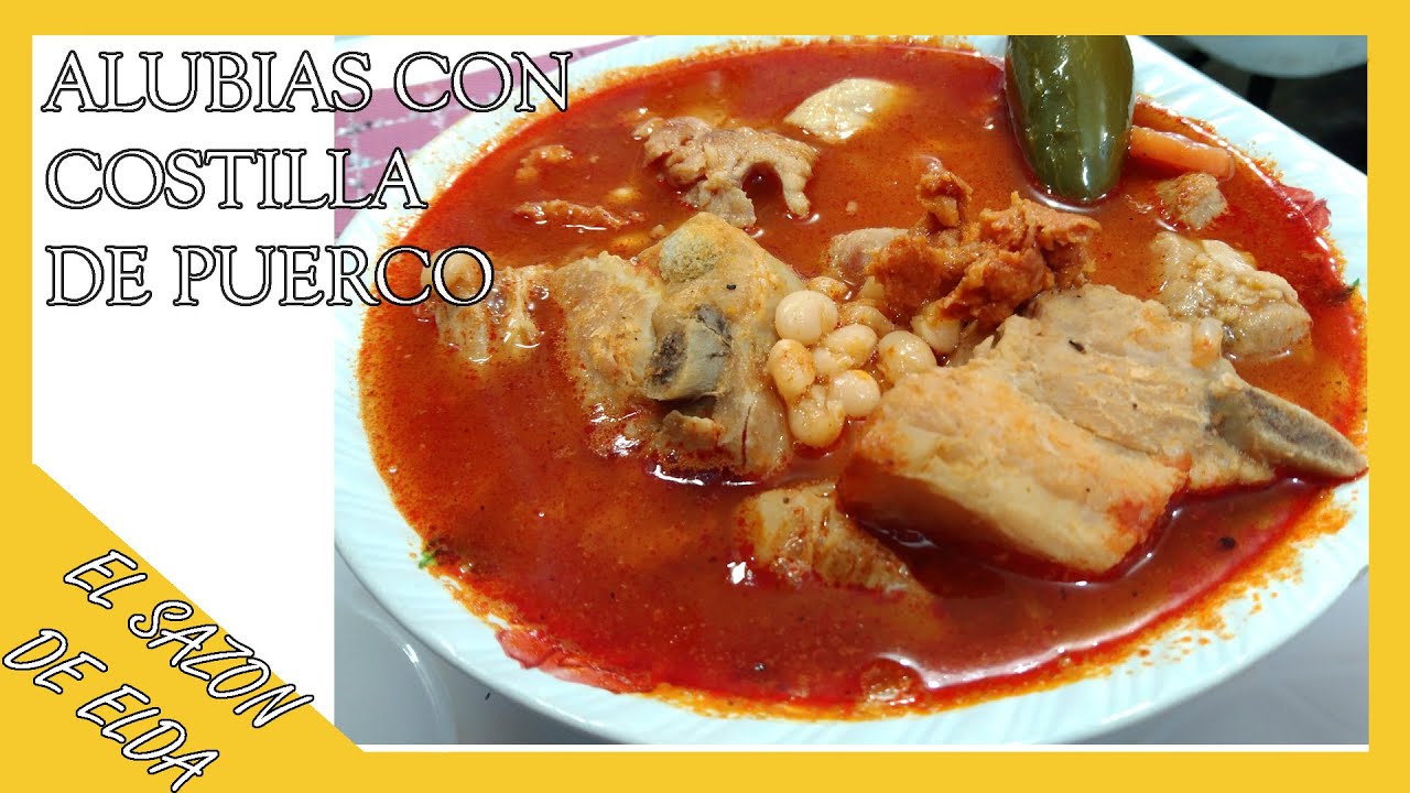 Frijol Blanco (alubias) Con Costilla de puerco ¡Delicioso!