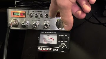 How to Tune SWR Meter CB Radio - ASTATIC PDC1