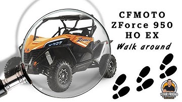 2022 CFMOTO Zforce 950 HO Sport walk around