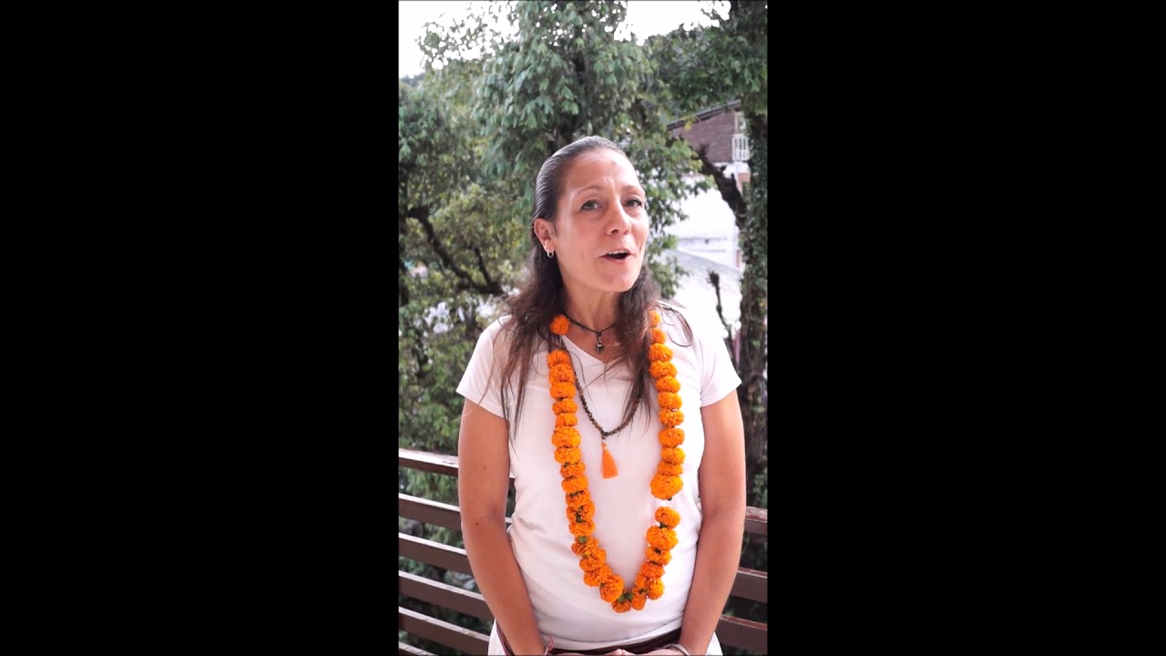 Theraputice yoga teacher training course . by delphine goat yoga