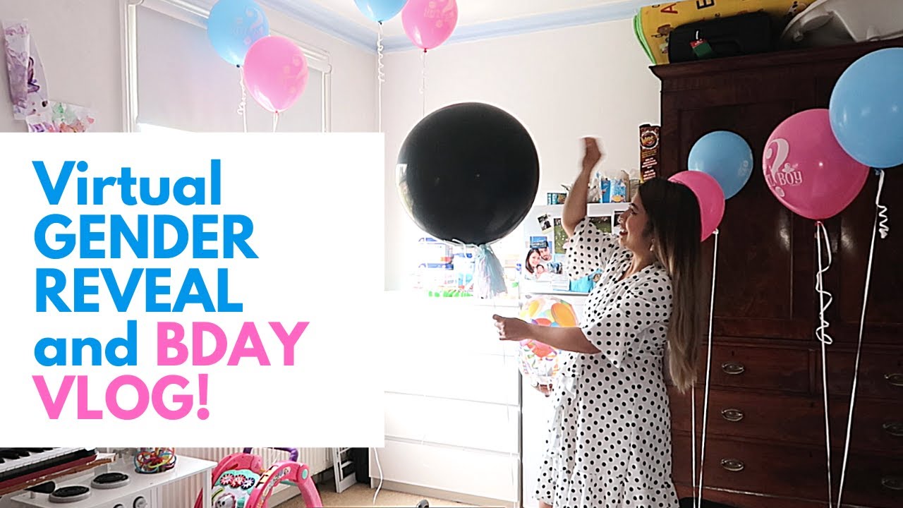 Virtual Gender Reveal Bday Vlog 2020 Quarantine Edition Youtube