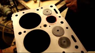 Willys L Head Engine Cutting Valve Seats/Vacuum Test