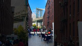 Masterpiece by an amazing Artist!! ❤️❤️🌉 📍Dumbo, NY! #brooklyn #dumbo #nyc #art #brooklynbridge