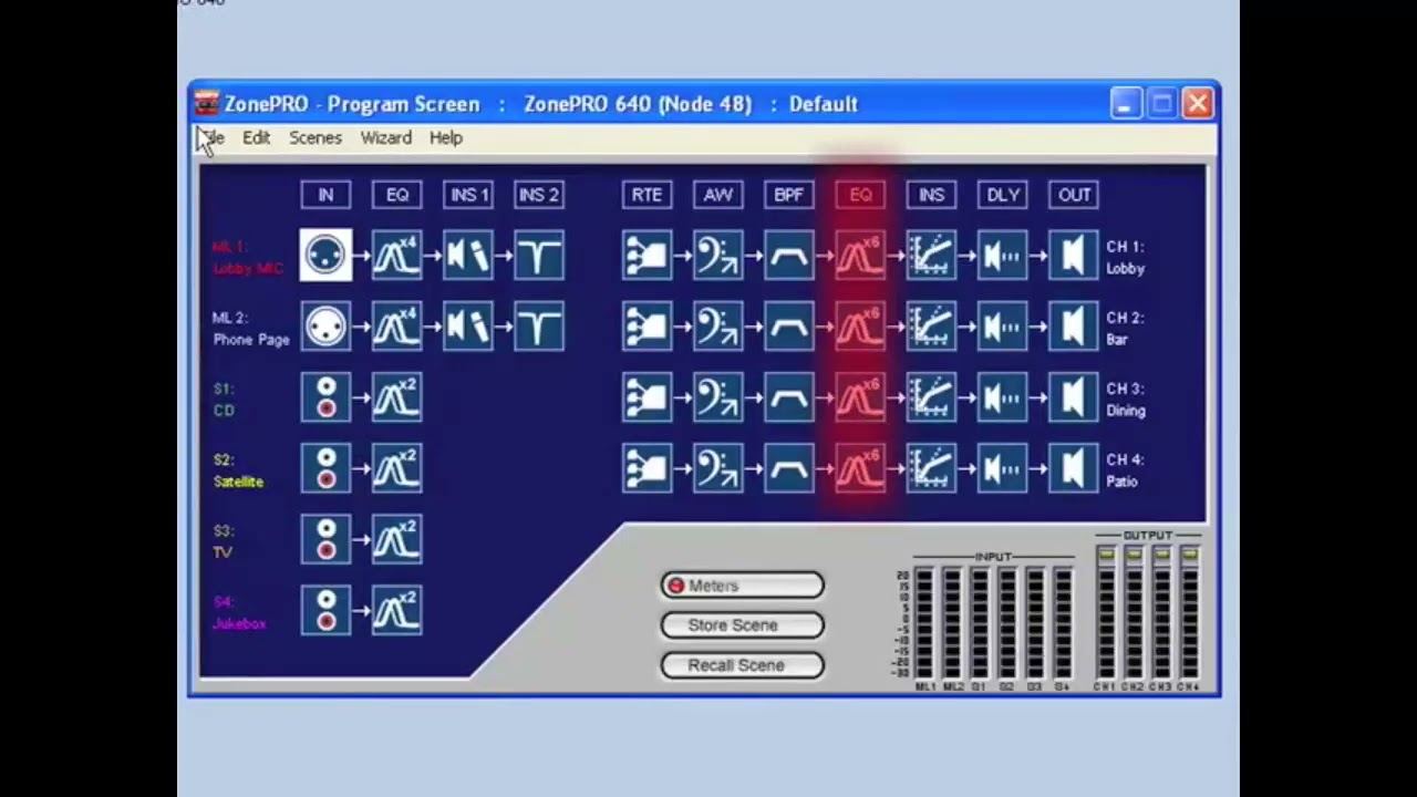 dbx | Part 13 ZonePRO Program Screen   Video Manual Series