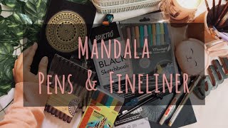 Mandala Art Supplies || Mandala Pens & Fineliners  #mandalaartsupplies #mandalapens