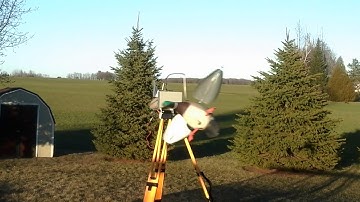 Homemade duck vortex decoy
