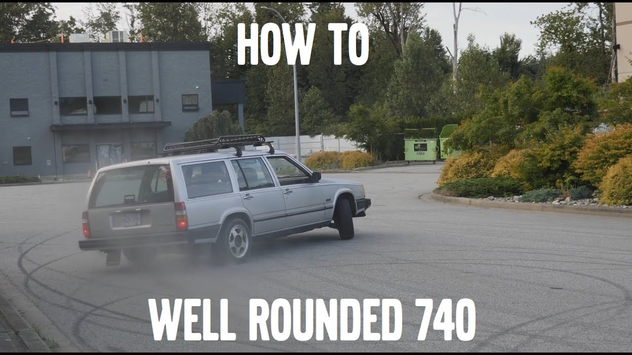 How can a 2800lb volvo 740 with 120hp drift THIS good?!