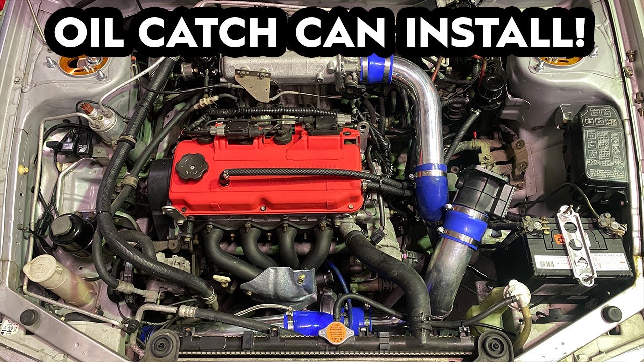 BUDGET EVO OIL CATCH CAN INSTALL (SOHC 4G93 TURBO) 