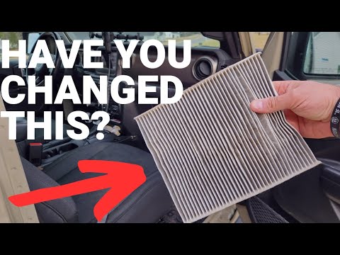 Cabin Air Filter Change for Jeep JL Wrangler and JT Gladiator - YouTube