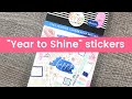 Year to Shine Happy Planner Sticker Book Flip Through