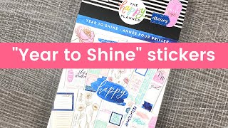 Year to Shine Happy Planner Sticker Book Flip Through screenshot 5
