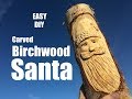 How to carved a Birch wood Santa Face Christmas Decoration with a dremel grinder How to carved a Birch wood Santa Face Christmas Decoration with a dremel grinder