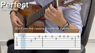 Perfect By One Direction Easy Guitar Tab