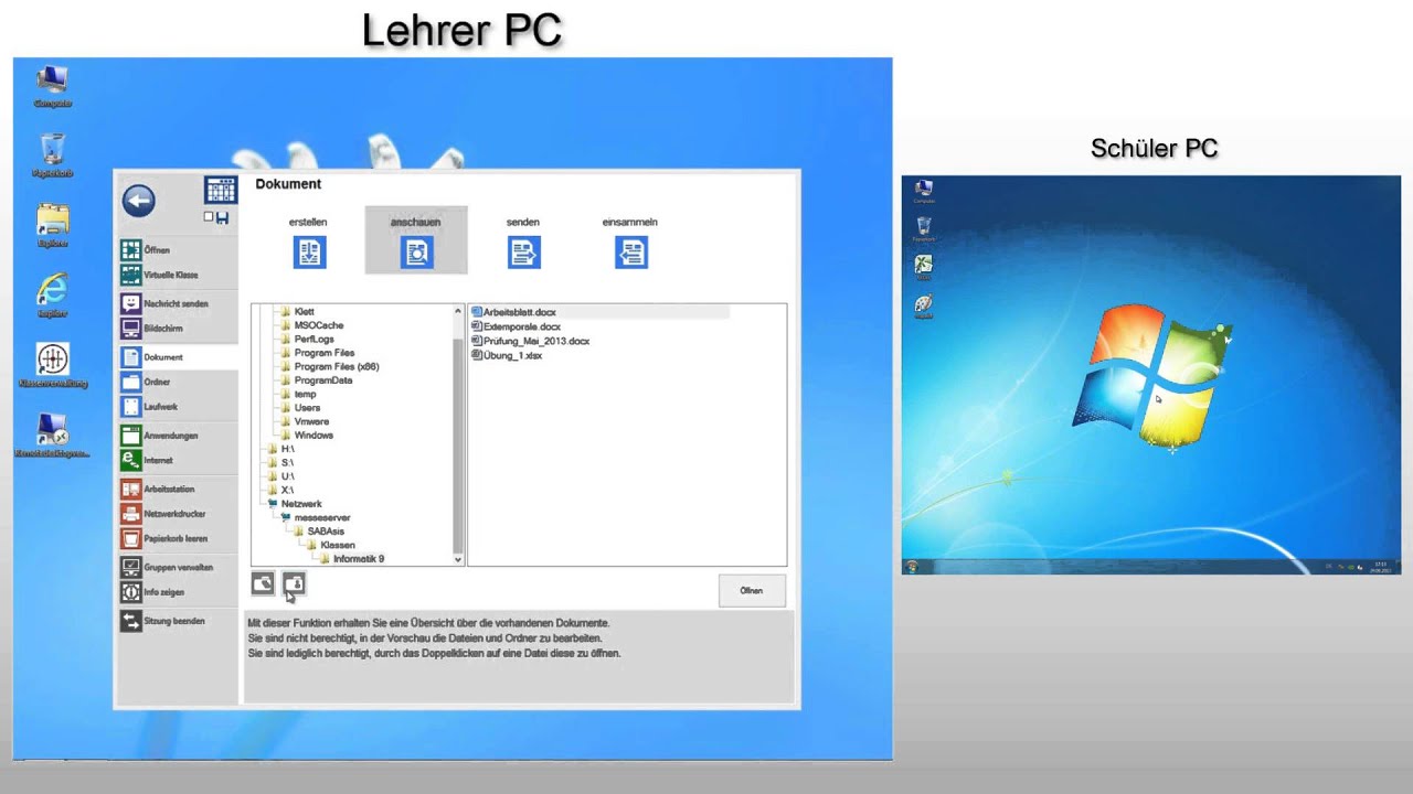 Schuladmin Klassenverwaltung Tutorial Kapitel 6 Funktion "Dokument ...