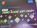 MSI MPG Z690 EDGE WIFI DDR4 - Unboxing and Bios update