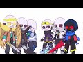 One kiss💋||meme||DreamSawp Au Sans ship??||😂¿¿Crink&Errink&Bluink&Errblue&Dream&Night??🧐||(2/2)
