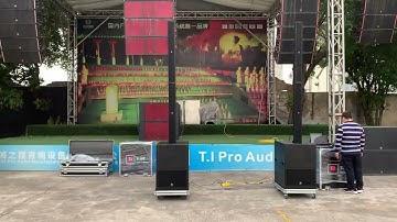T.I Pro Audio active array column sound system Introduction Video