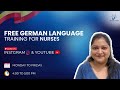 Free German Language Training for Nurses