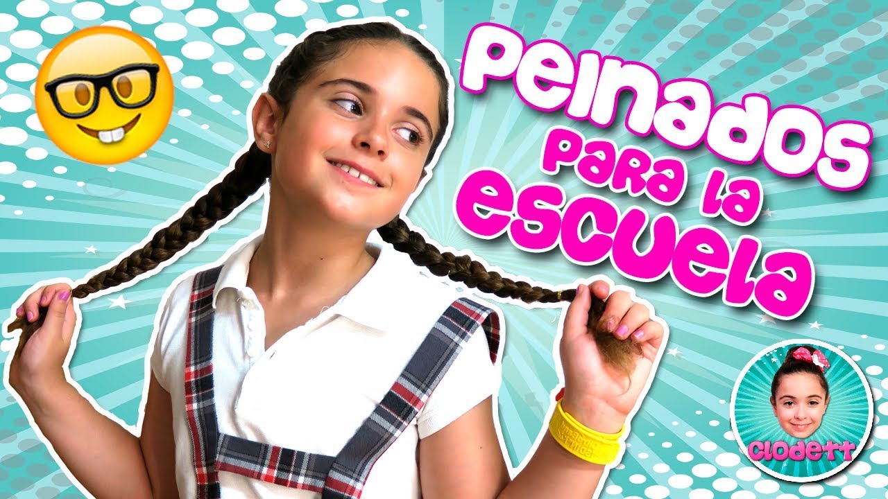 (*) PEINADOS FÁCILES y RÁPIDOS para la ESCUELA 💇 TRENZAS de raíz, DIADEMA trenzada, COLETAS vueltas