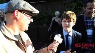 Ty Simpkins talks #JurassicWorld at the 41st Annual Saturn Awards #SaturnAwards