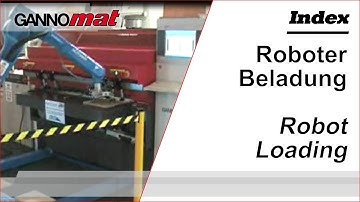 GANNOMAT Index Trend (Roboter 2) / Bohr- und Dübeleintreibmaschine / Drill Glue and Dowel Machine